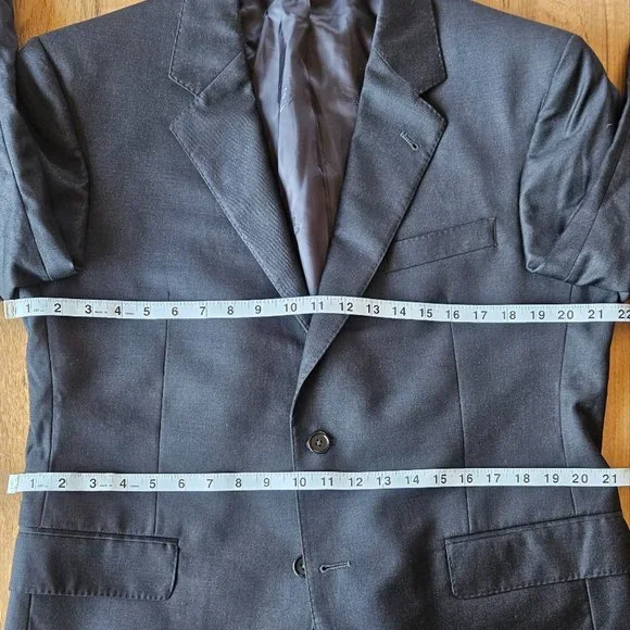 JosABank Mens Blazer Sports Coat Casual Jacket Size 40S Wool Suit